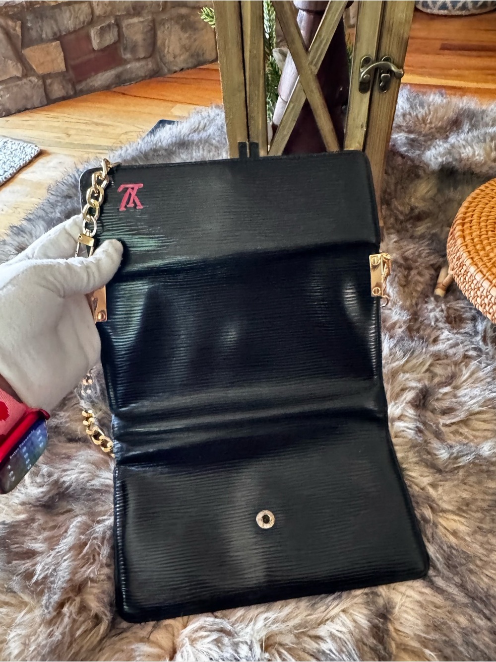 Louis Vuitton blk international green wallet reinvented vintage before 1980 - Picture 13 of 15